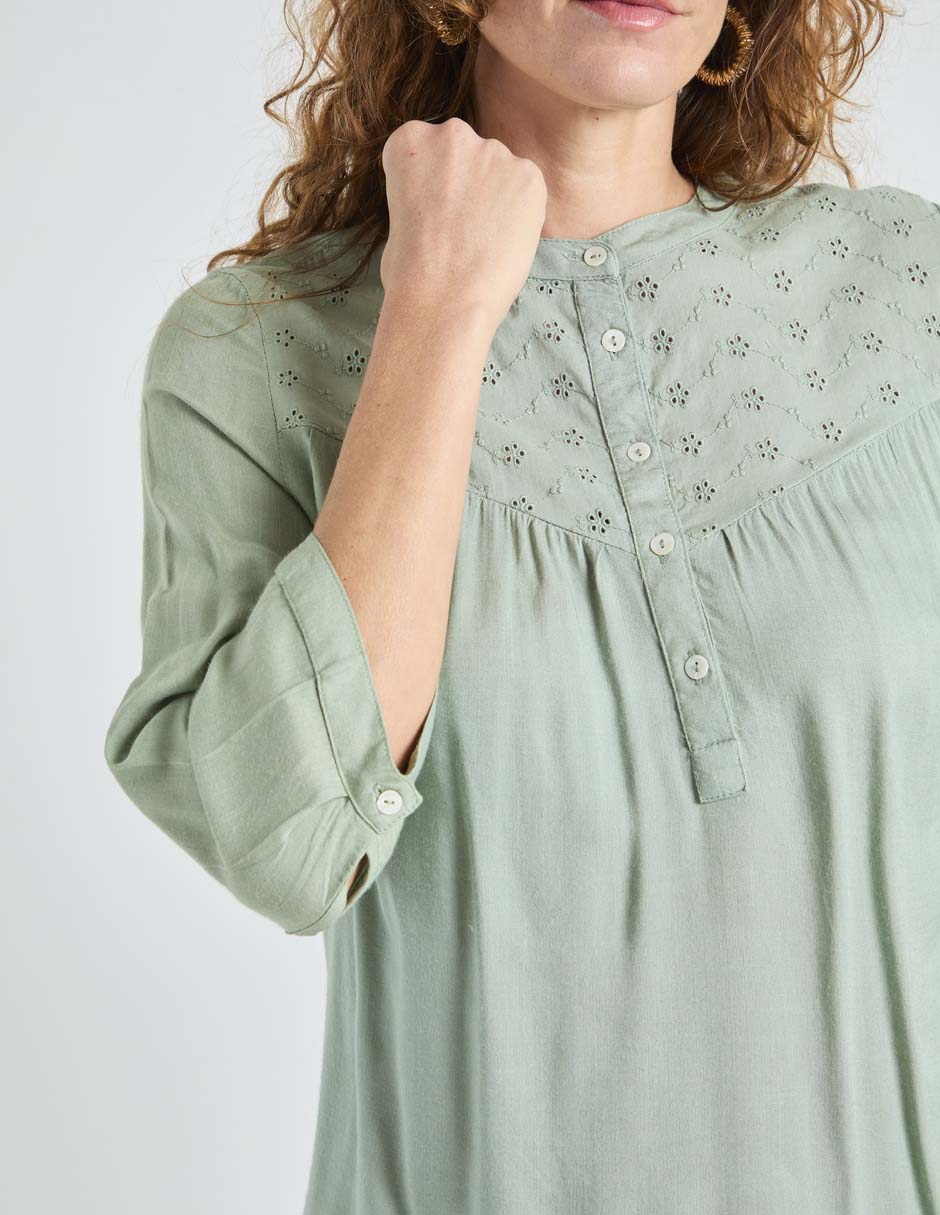 Blusa manga 3/4 para mujer 5