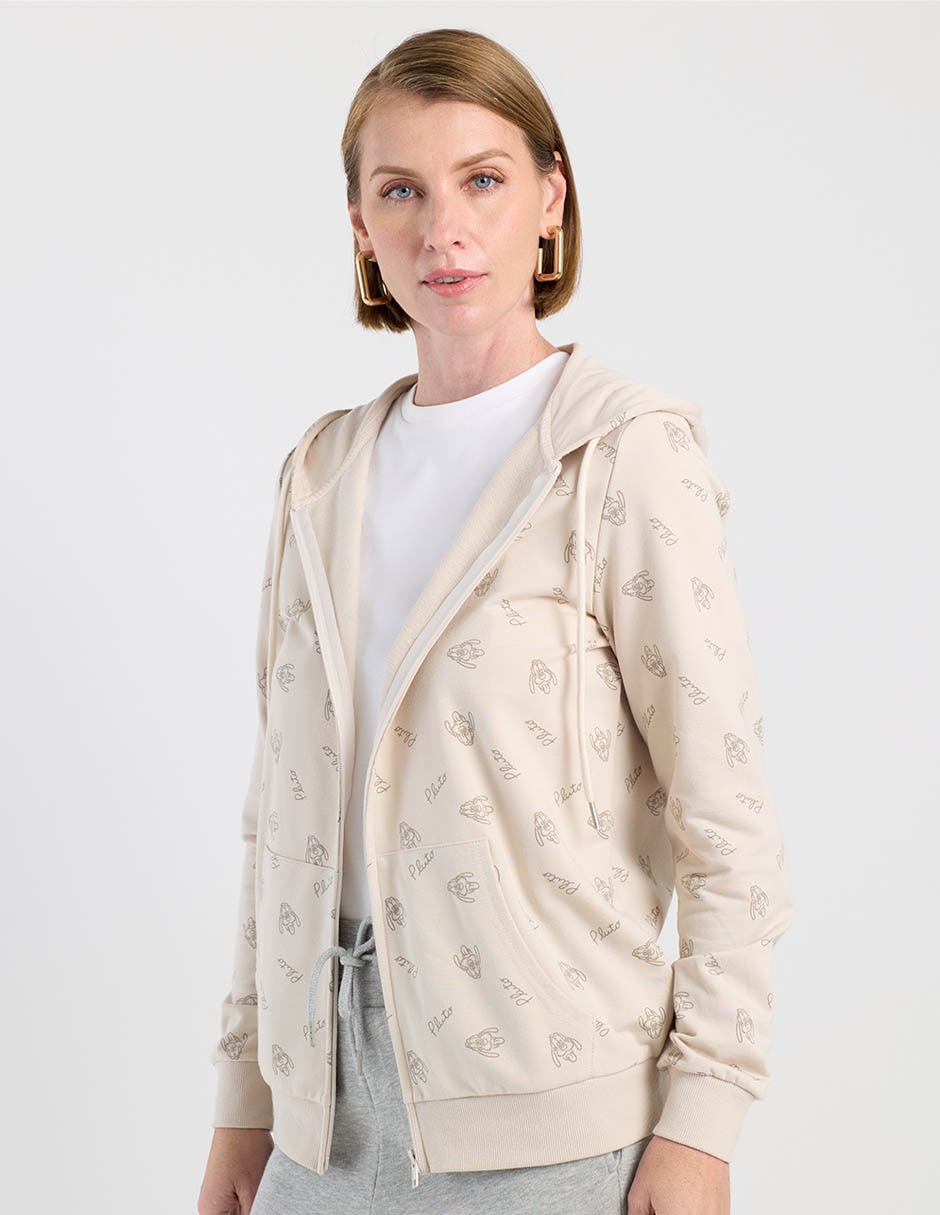 Sudadera con capucha y bolsa Pluto para mujer 2