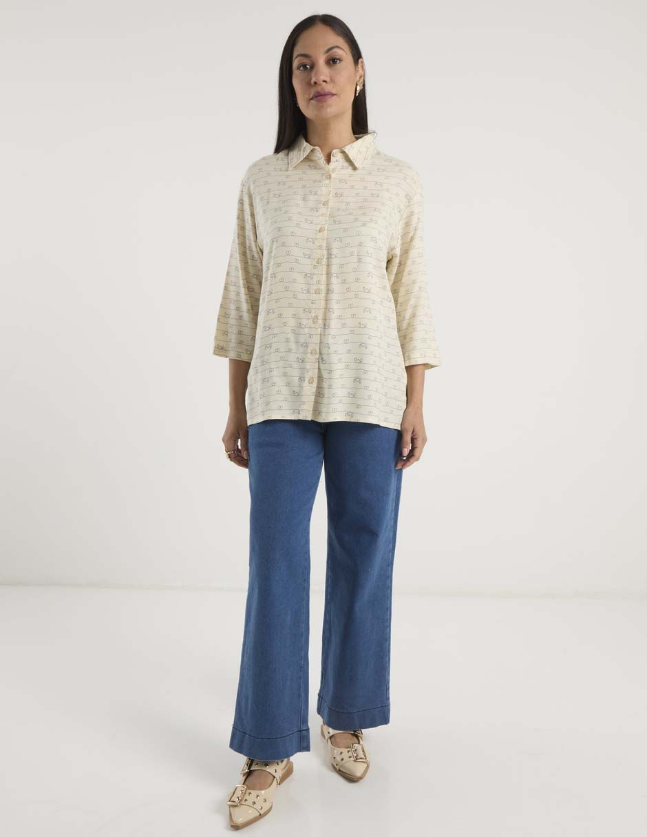 Blusa manga 3/4 para mujer 8
