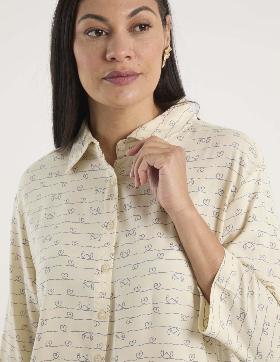 Blusa manga 3/4 para mujer 9