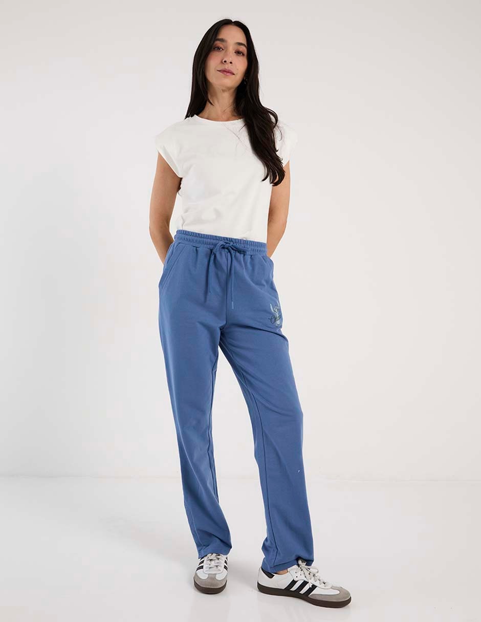 Pants regular con jareta para mujer