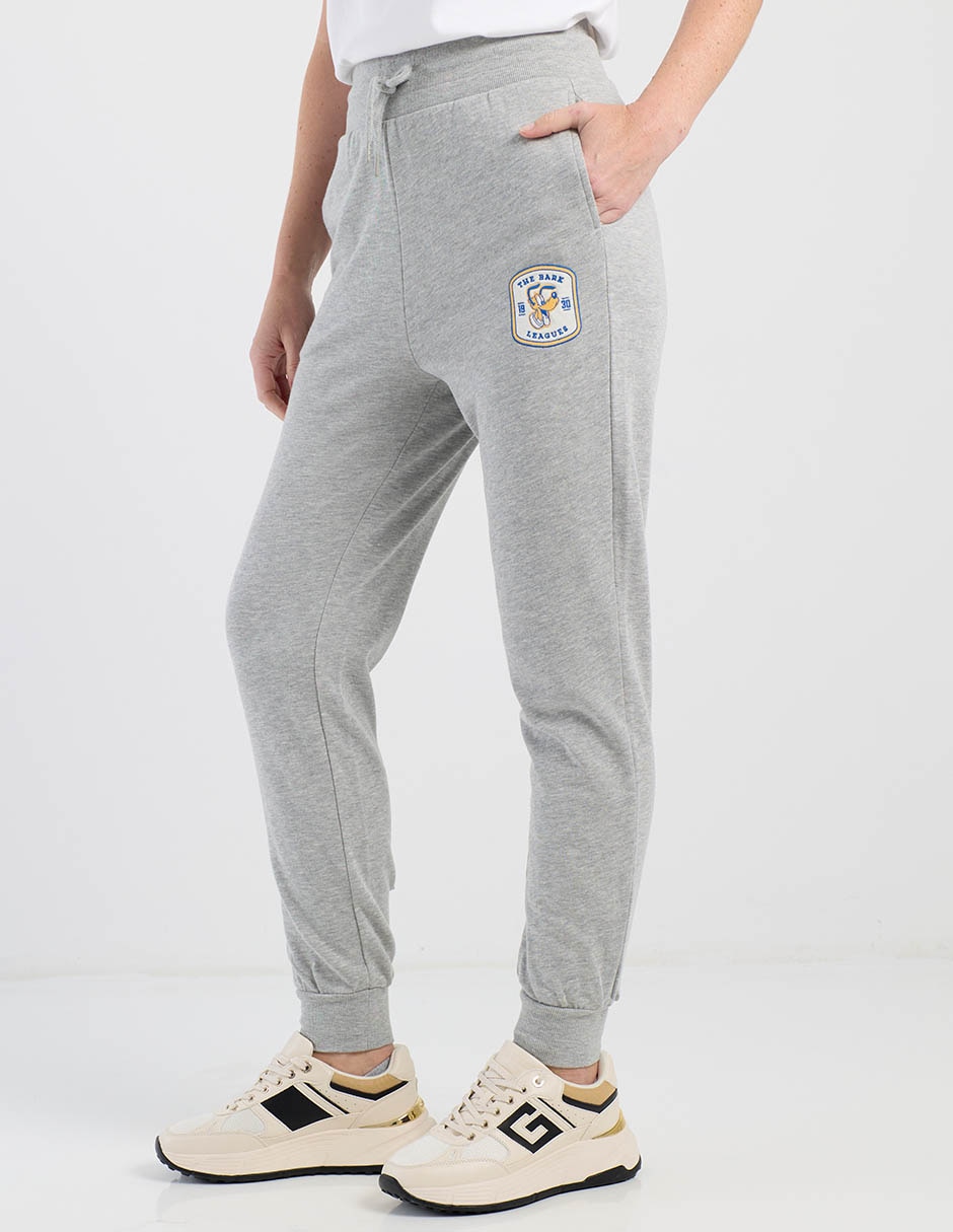 Pants regular con agujeta para mujer