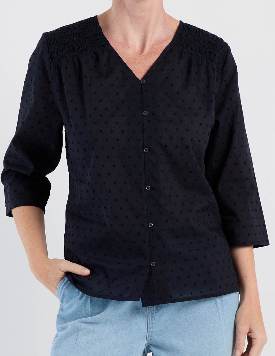 Blusa manga 3/4 para mujer 5