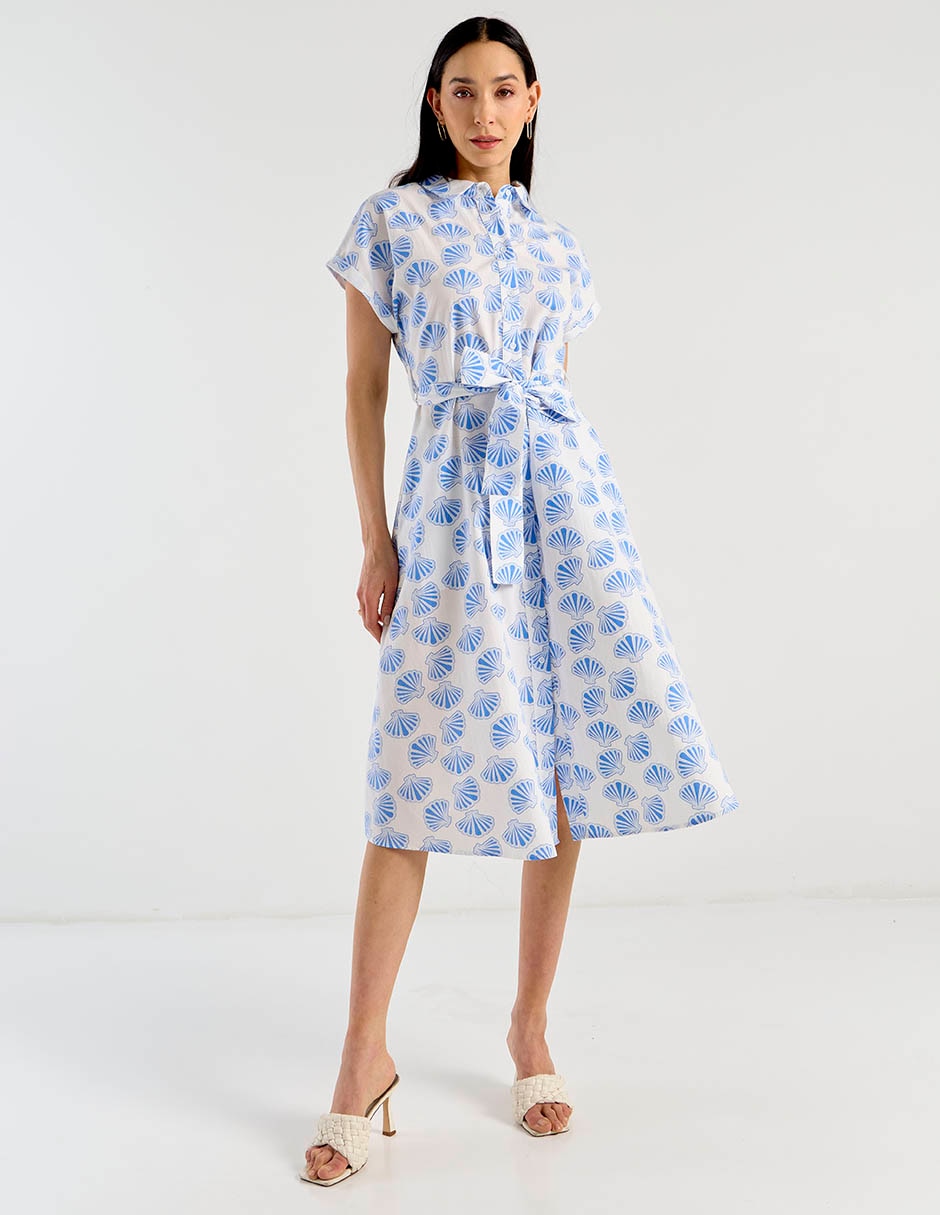 Vestido 3/4 casual para mujer