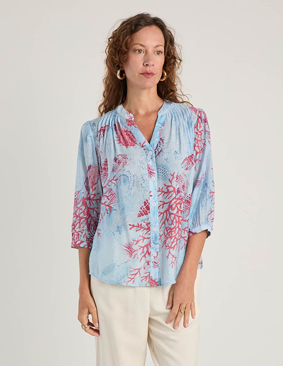 Blusa manga 3/4 para mujer 7