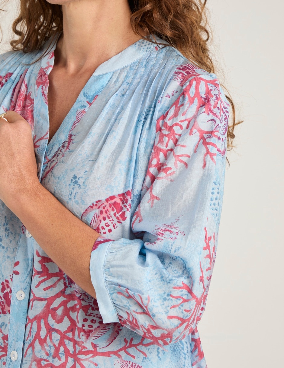 Blusa manga 3/4 para mujer 9