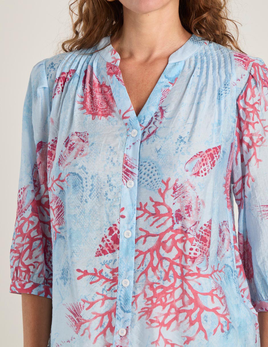 Blusa manga 3/4 para mujer 10