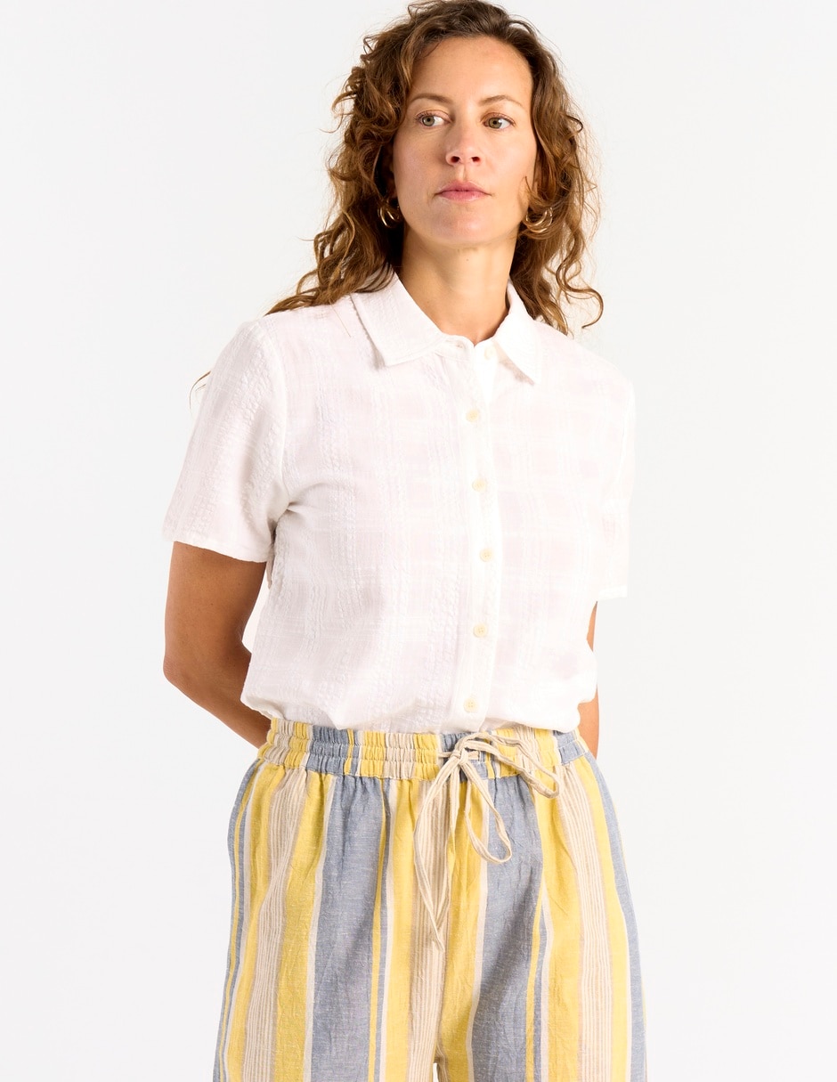 Blusa Weekend manga corta para mujer