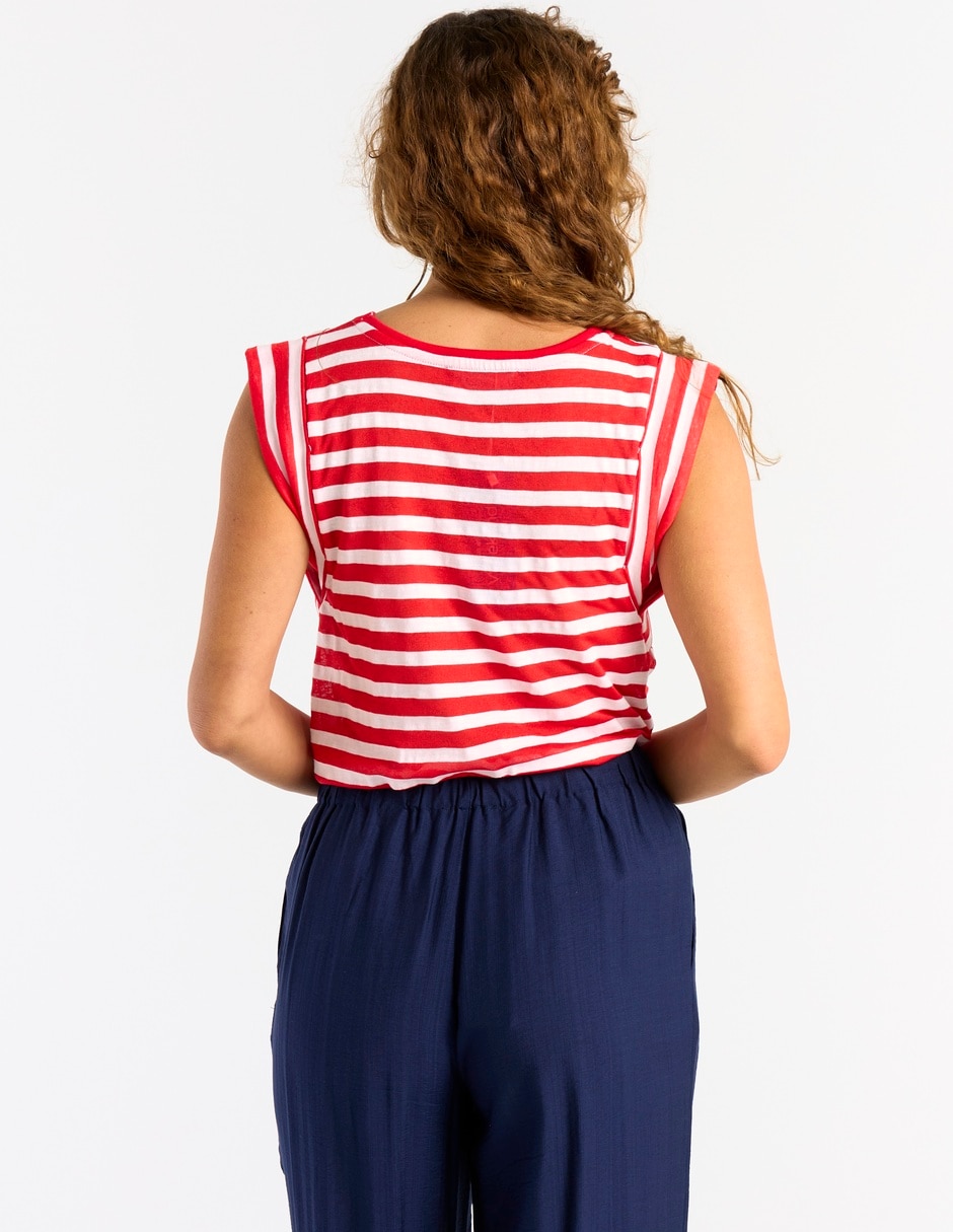 Playera manga corta Weekend cuello redondo para mujer