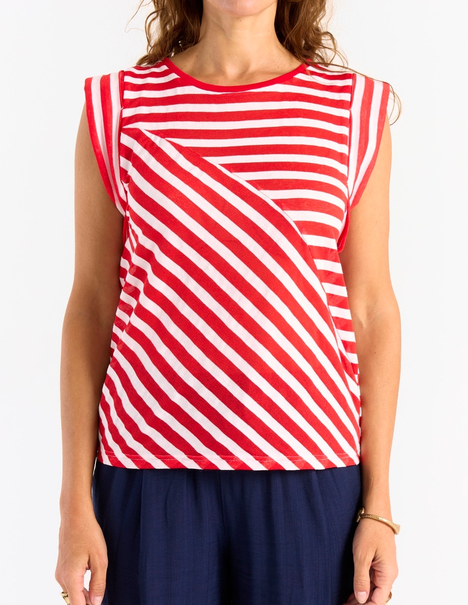 Playera manga corta Weekend cuello redondo para mujer