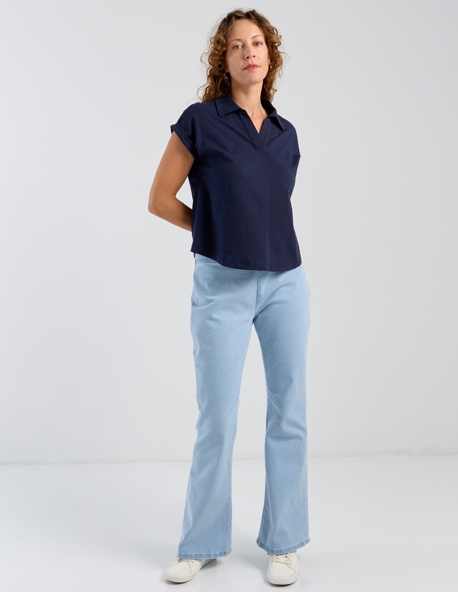 Blusa manga corta para mujer 8