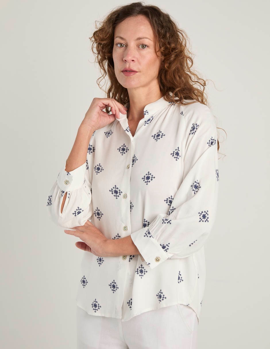 Blusa Weekend manga larga para mujer