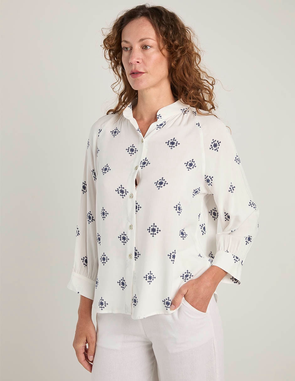 Blusa Weekend manga larga para mujer