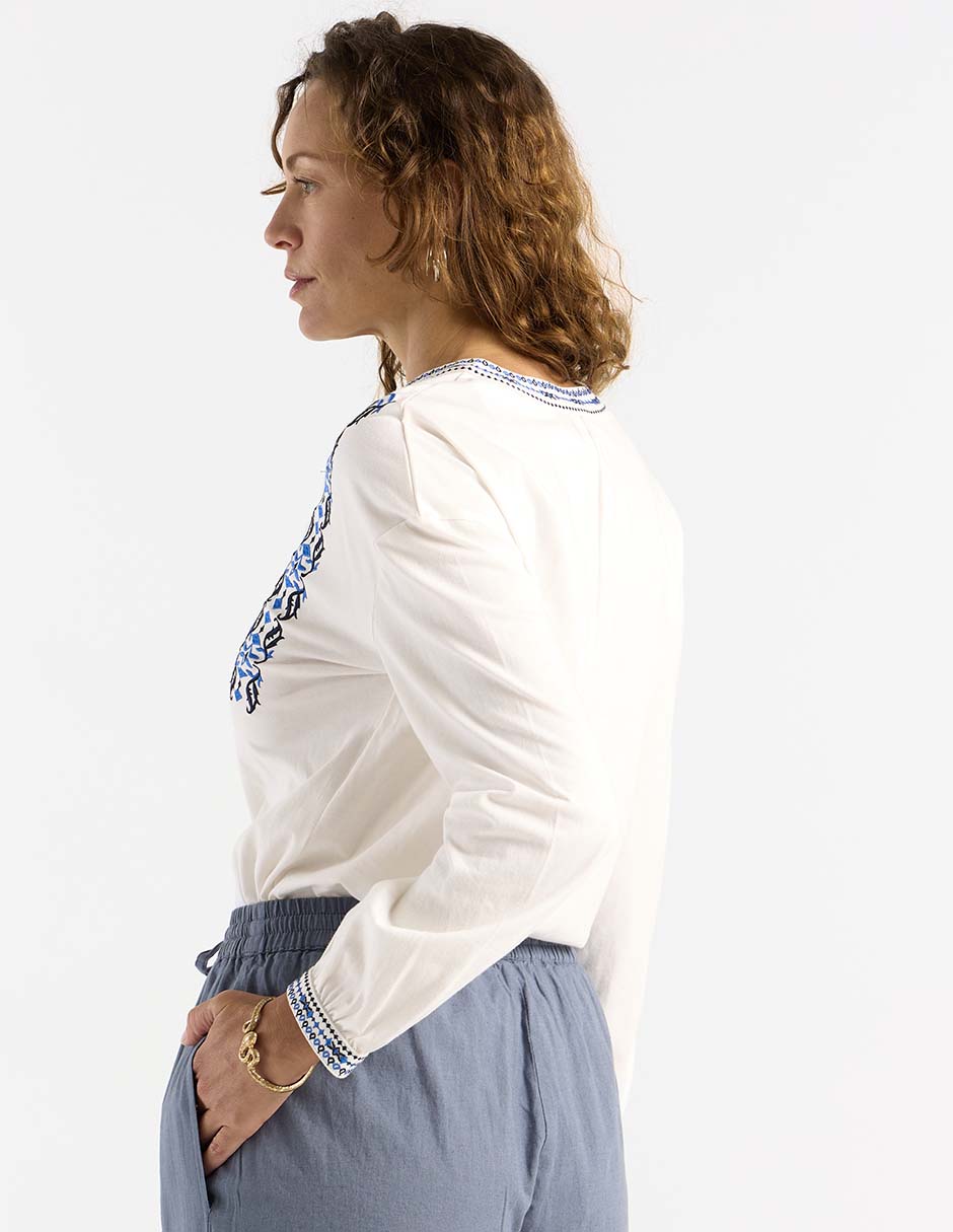 Blusa manga larga para mujer 6
