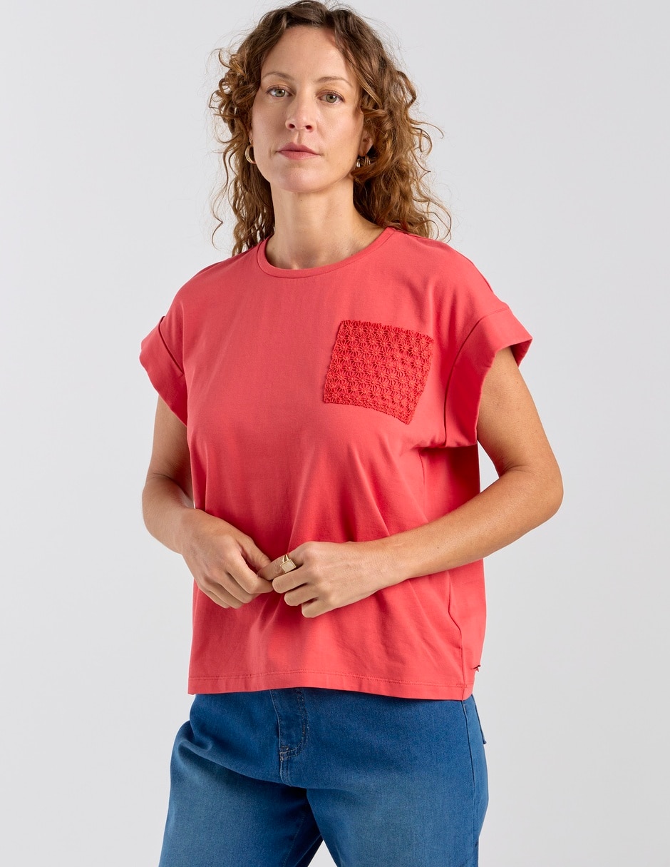 Playera cuello redondo para hombre
