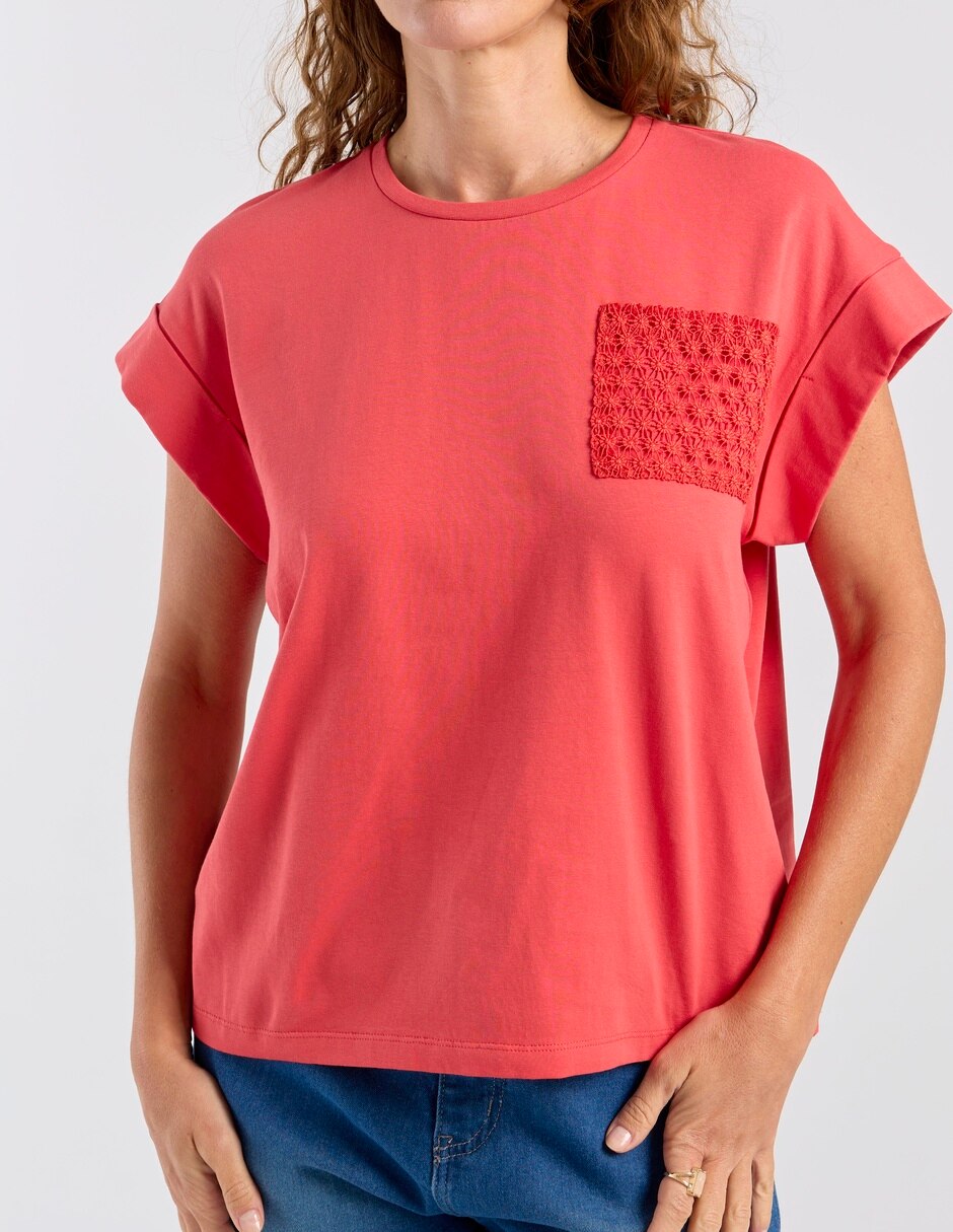 Playera cuello redondo para hombre 4