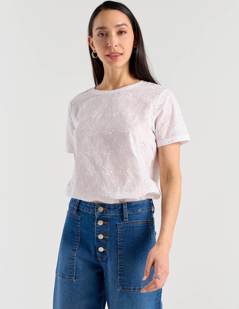 Blusa Weekend manga corta para mujer