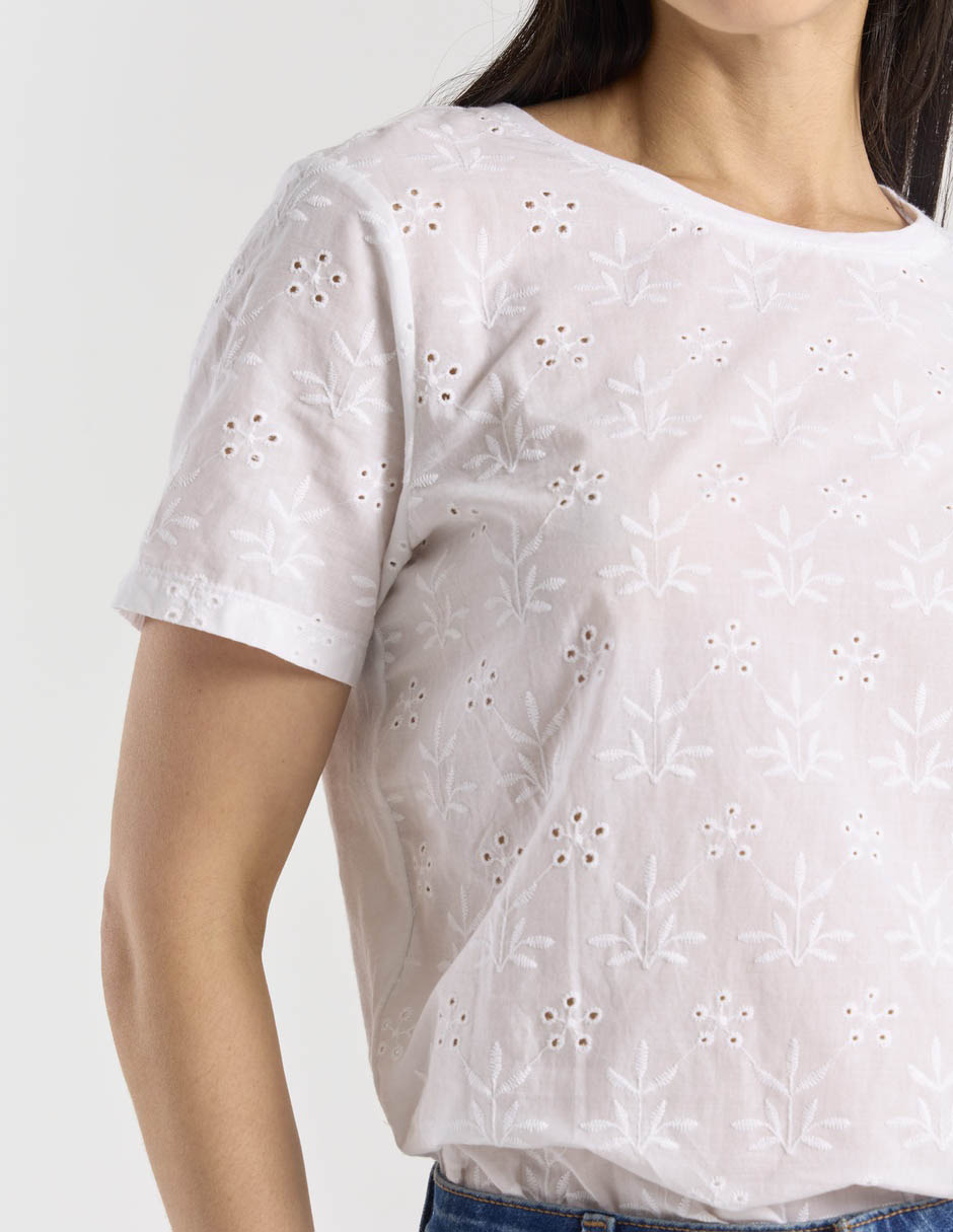 Blusa Weekend manga corta para mujer