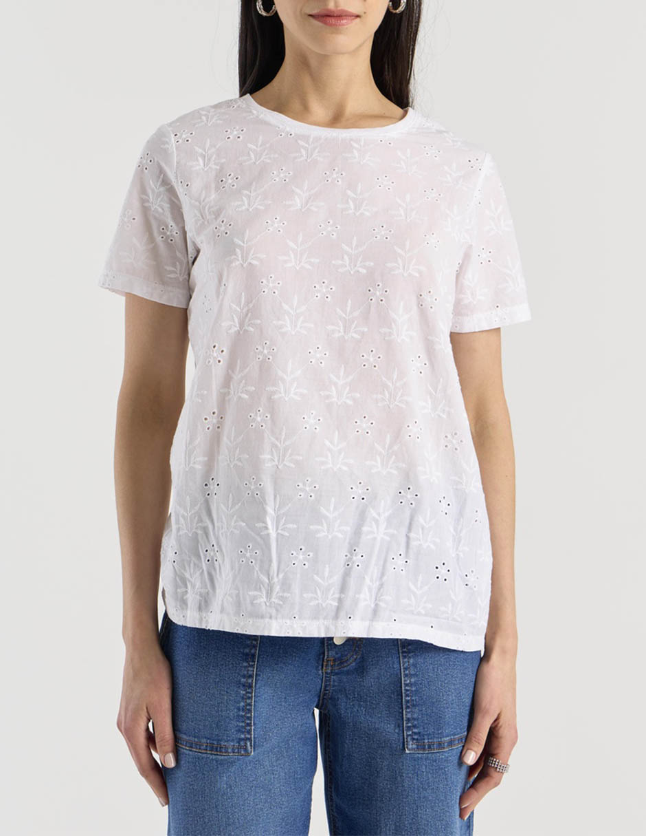 Blusa Weekend manga corta para mujer