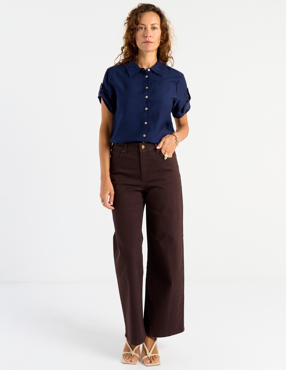 Blusa Weekend manga corta para mujer