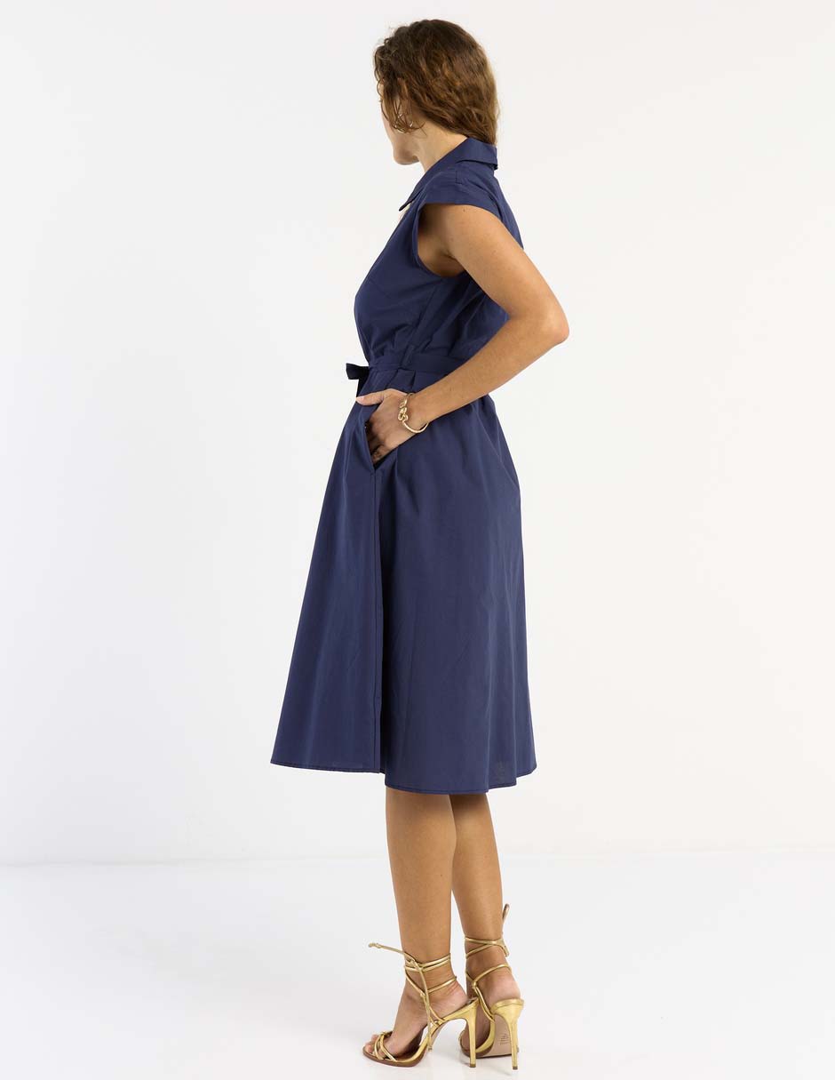 Vestido a la rodilla casual para mujer 4