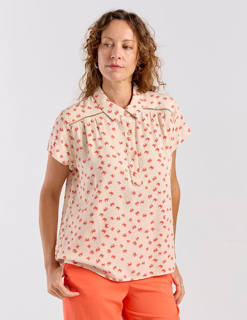 Blusa manga corta para mujer Blusa manga corta para mujer