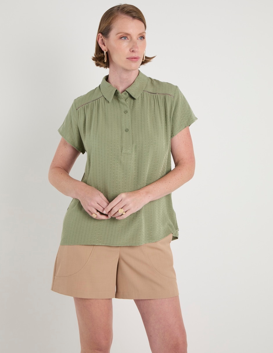 Blusa manga corta para mujer Blusa manga corta para mujer