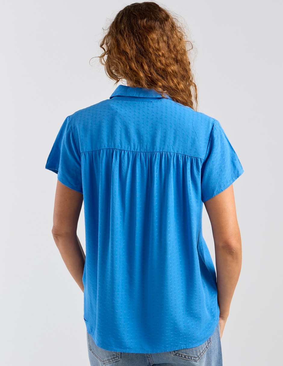 Blusa manga corta para mujer 6