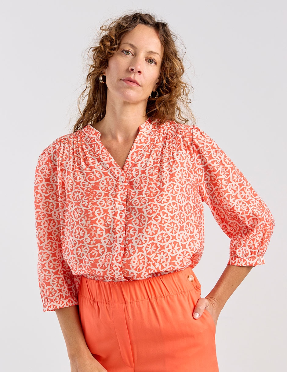 Blusa manga 3/4 para mujer Blusa manga 3/4 para mujer