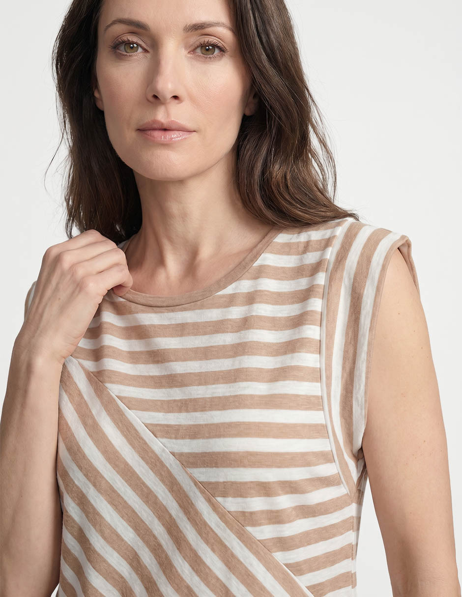 Playera manga corta cuello redondo para mujer 4