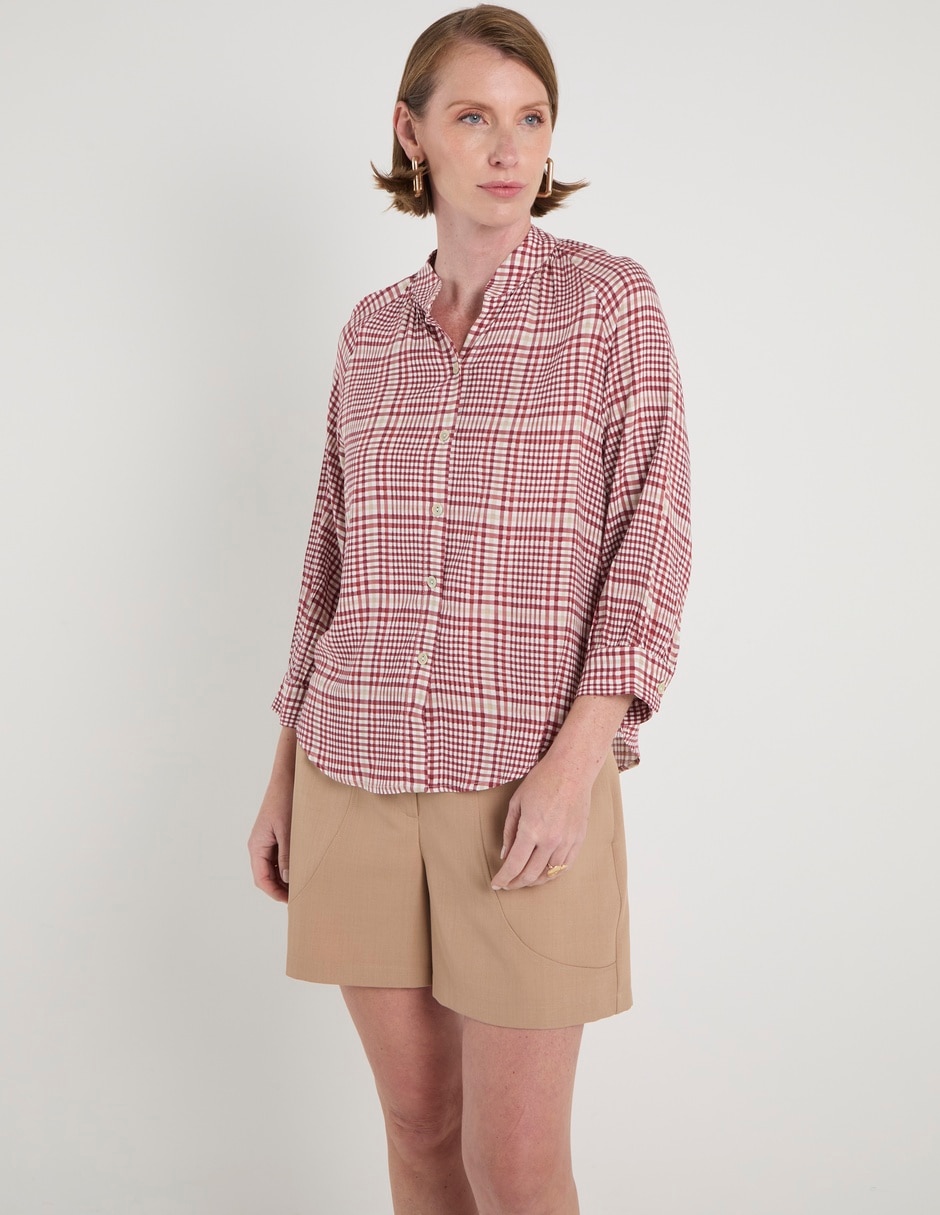 Blusa manga 3/4 para mujer 7