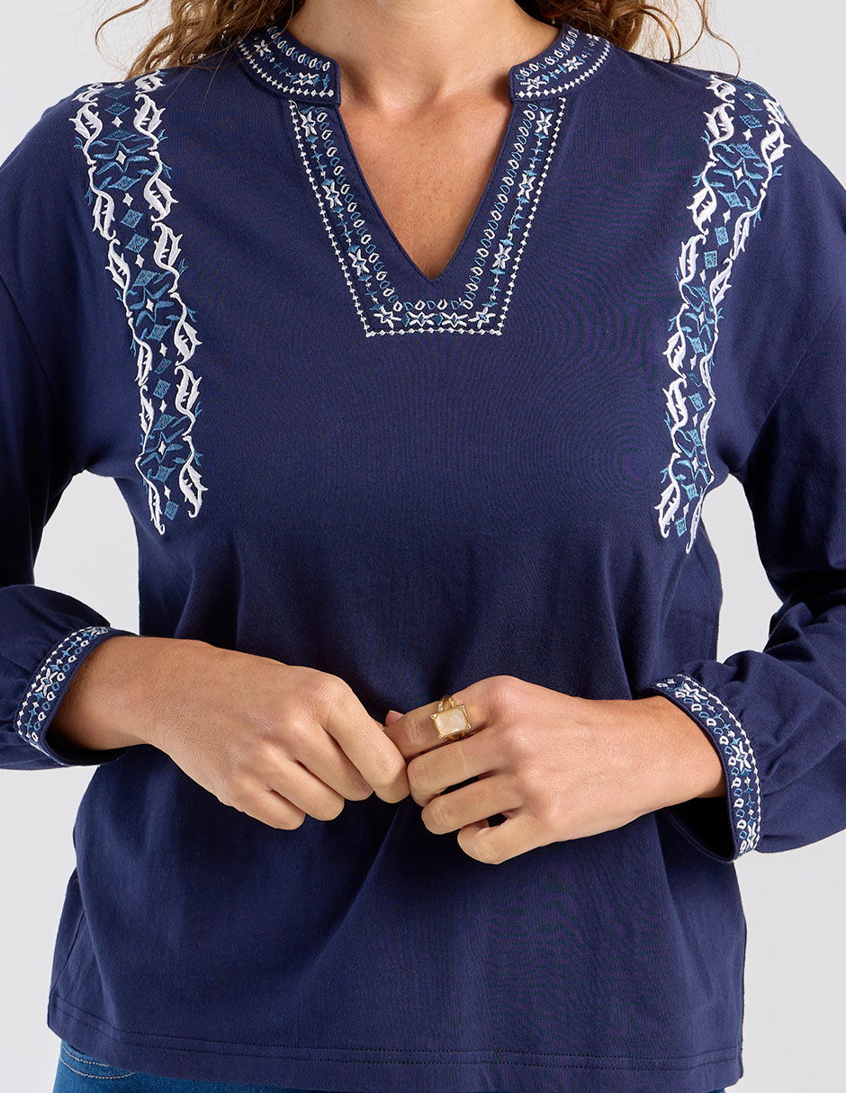 Blusa Weekend manga larga para mujer