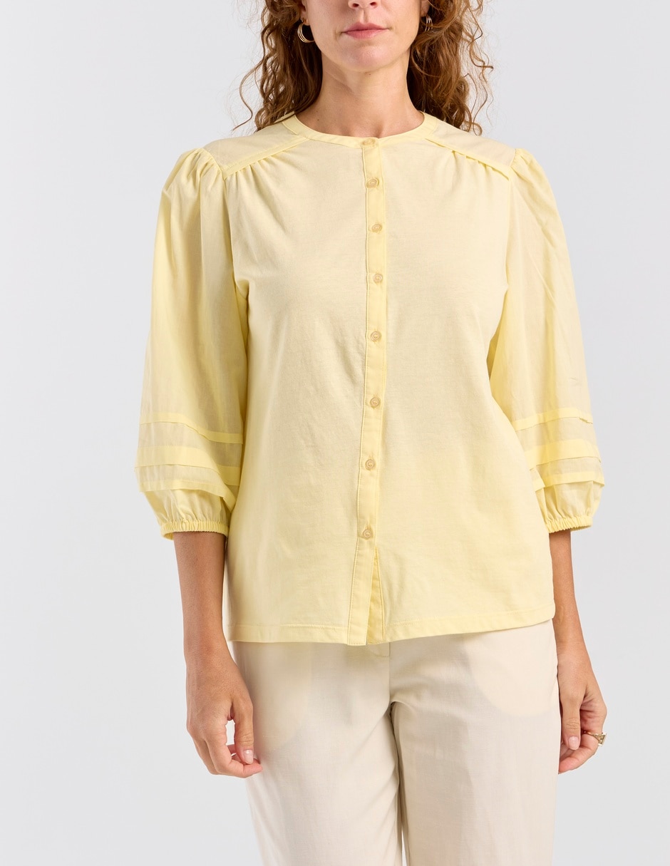 Blusa manga 3/4 para mujer 13
