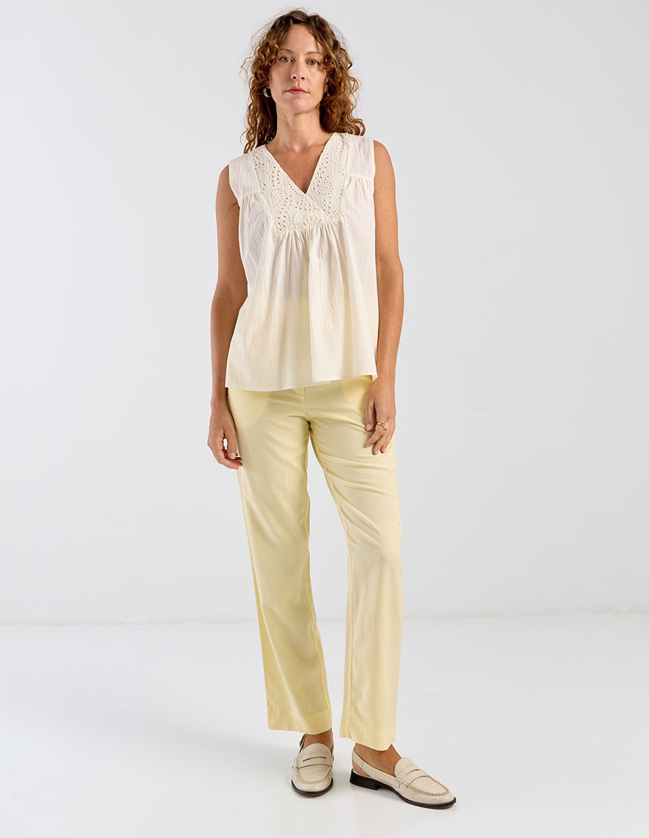 Pantalón wide leg para mujer