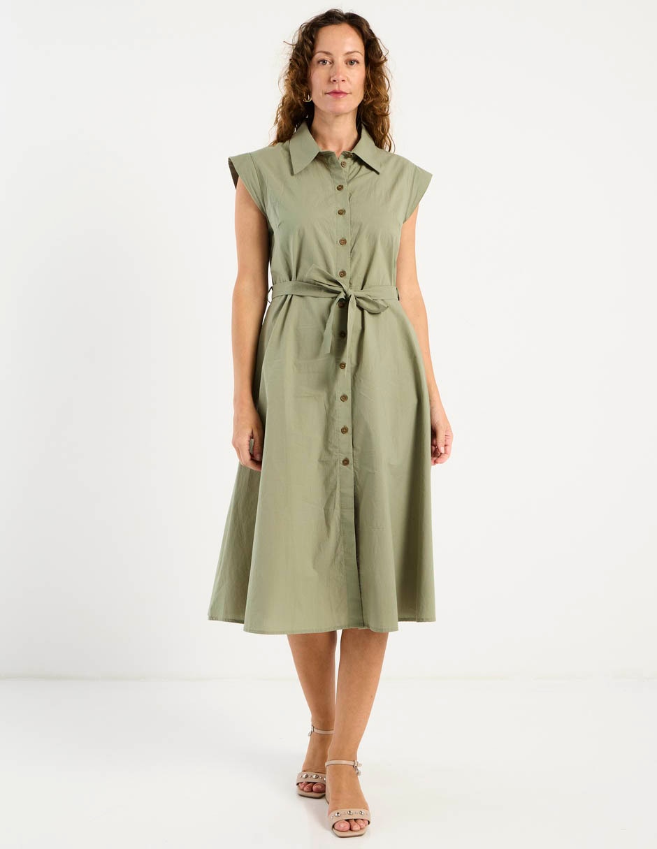 Vestido midi casual para mujer Vestido midi casual para mujer