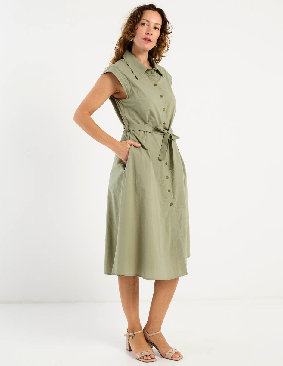 Vestido midi casual para mujer