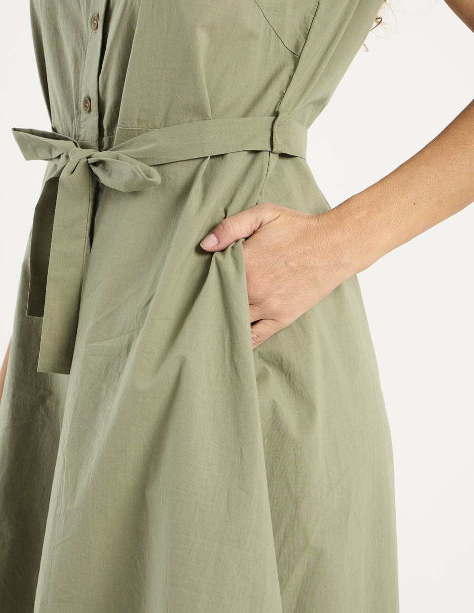 Vestido midi casual para mujer