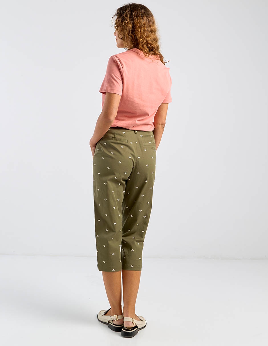 Pantalón capri regular para mujer 6