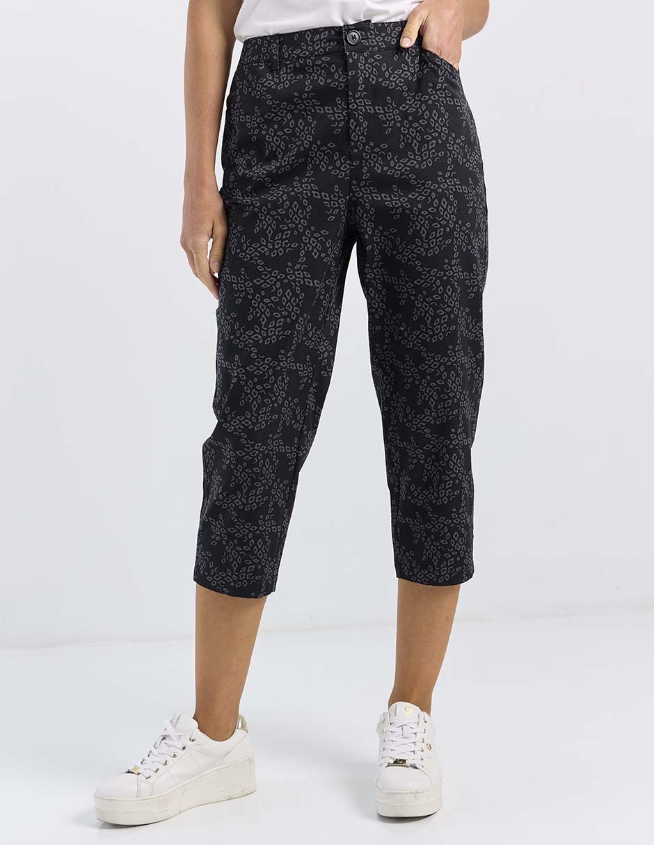 Pantalón capri regular para mujer 5