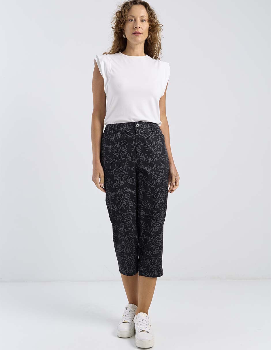 Pantalón capri regular para mujer 4