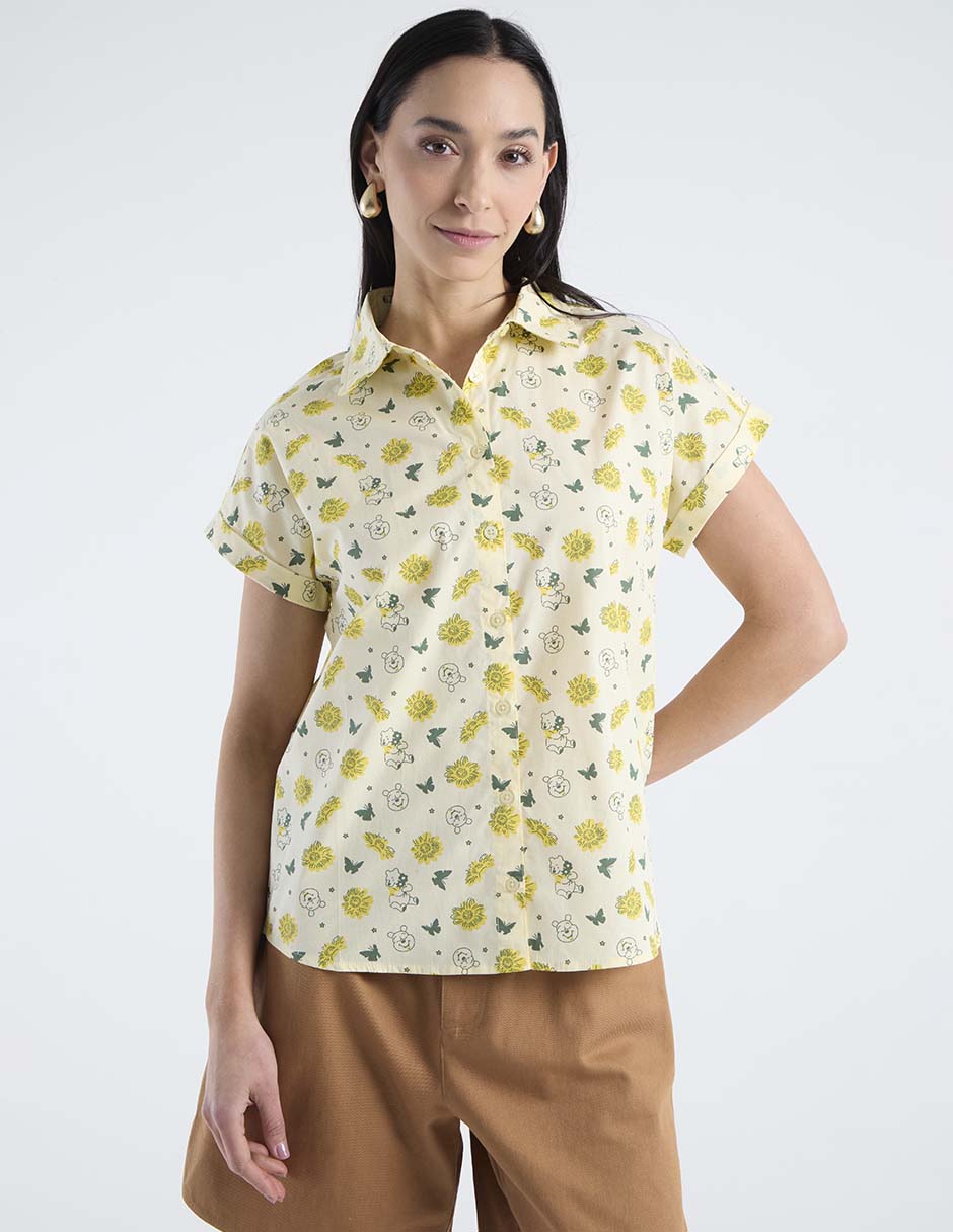 Blusa manga corta para mujer 1