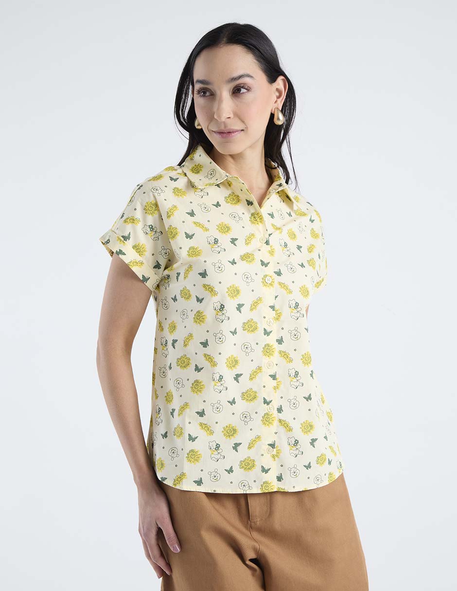 Blusa manga corta para mujer 8