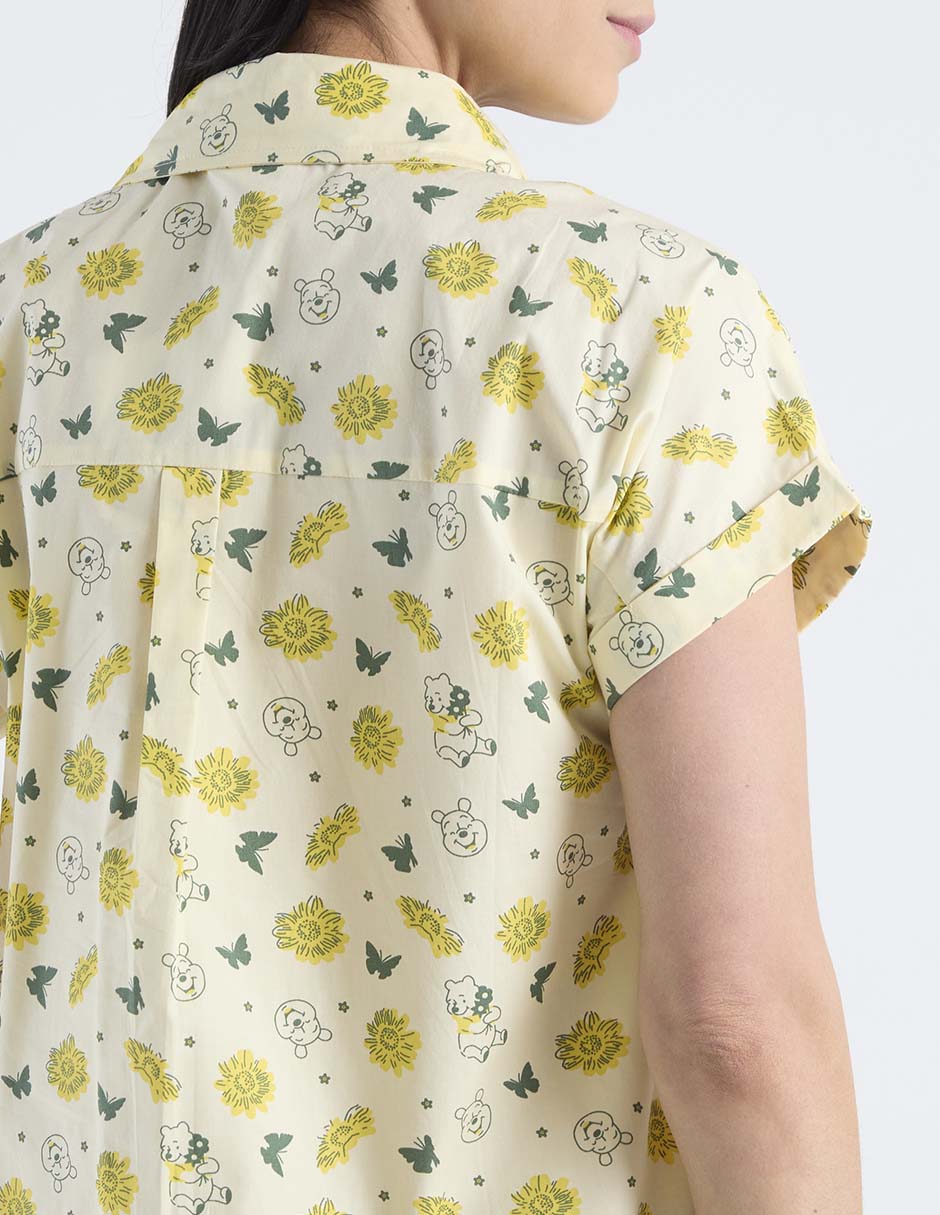 Blusa manga corta para mujer 11