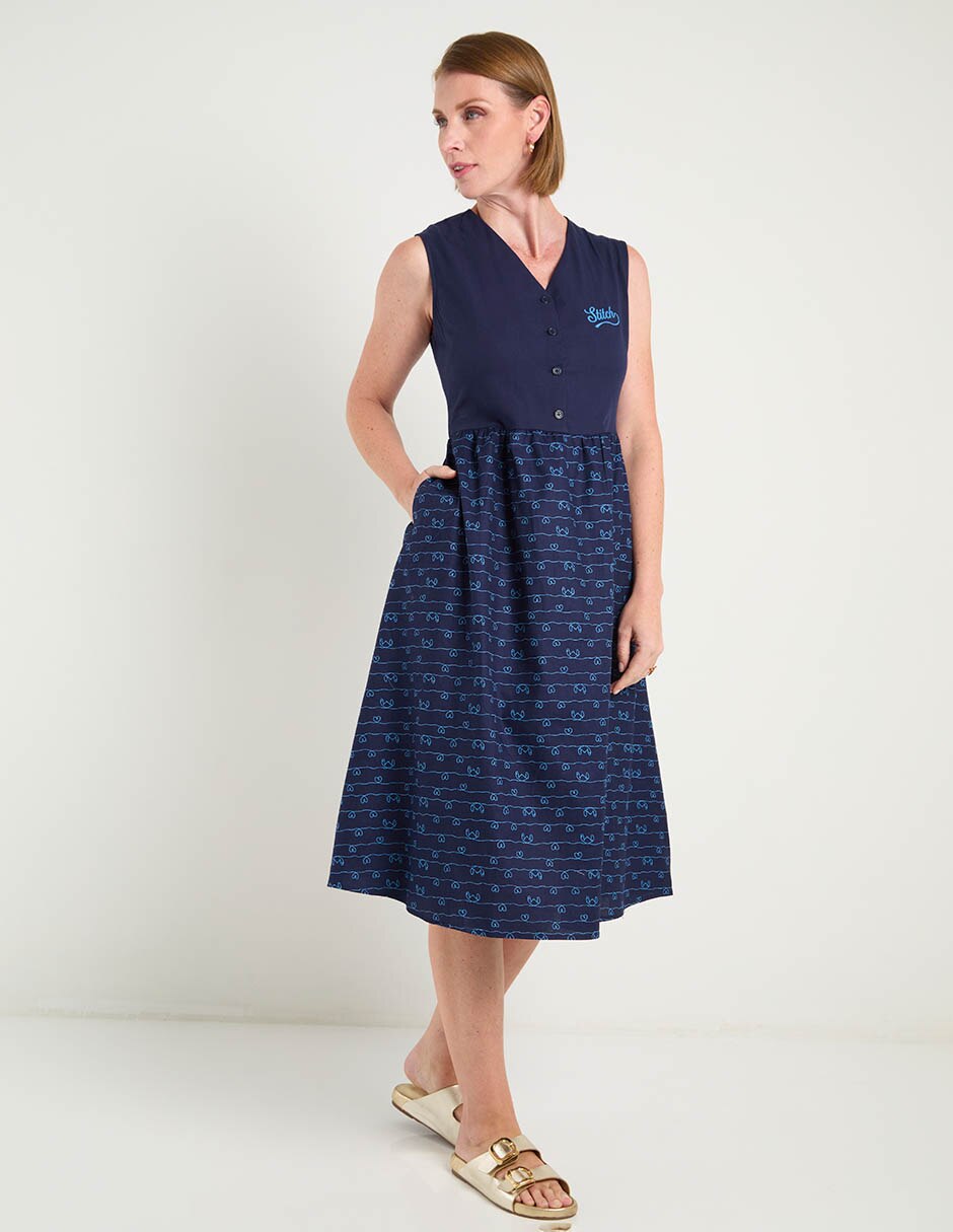 Vestido 3/4 casual para mujer 2