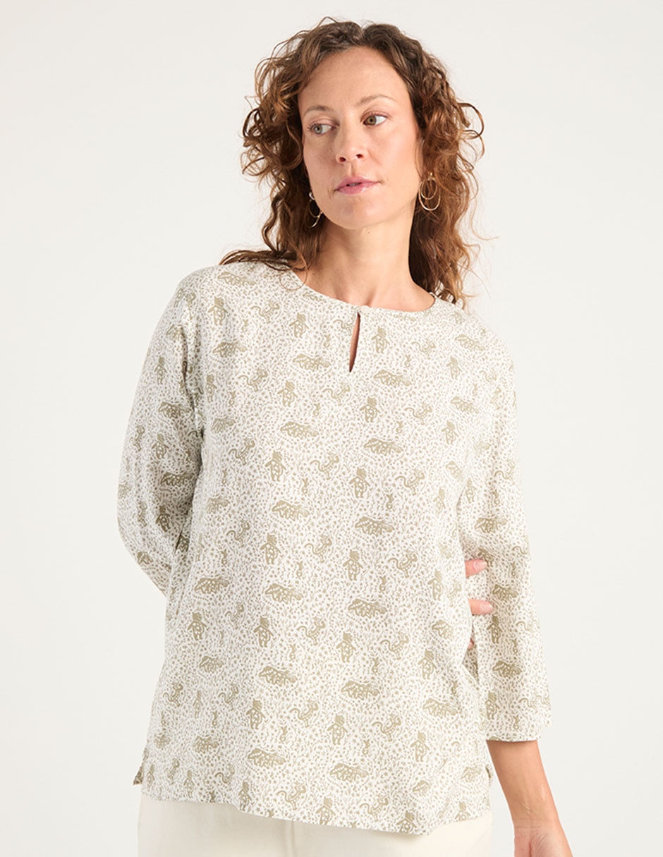 Blusa manga 3/4 para mujer 7