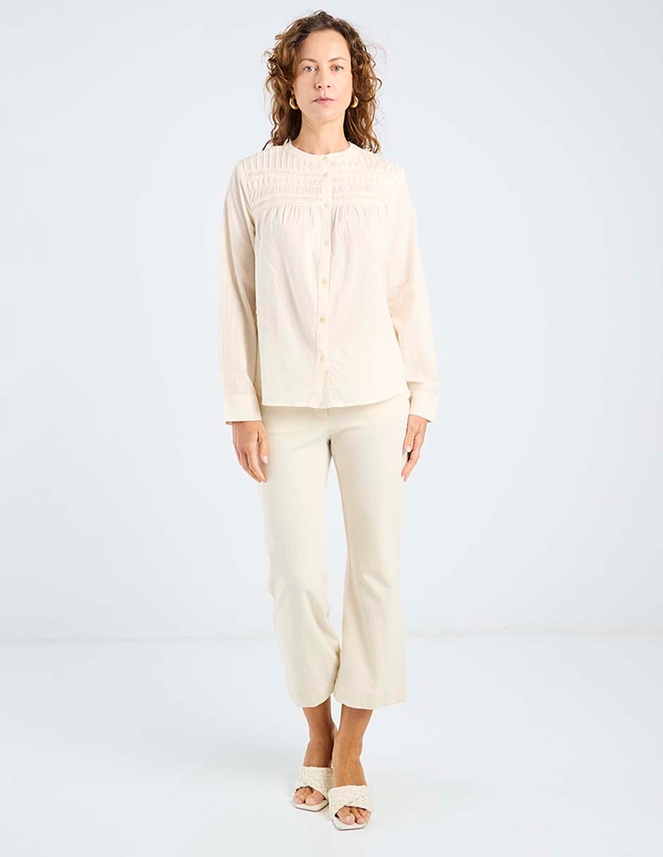 Blusa manga larga para mujer 7