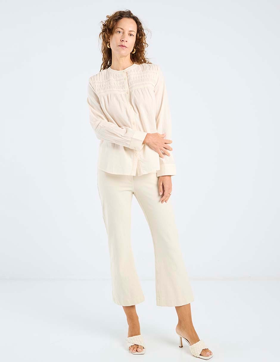 Blusa manga larga para mujer 8