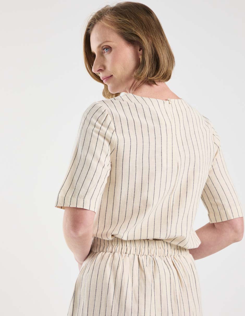 Blusa manga al codo para mujer 2