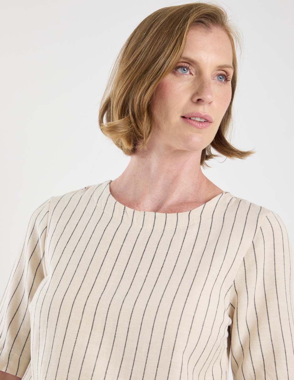 Blusa manga al codo para mujer 5