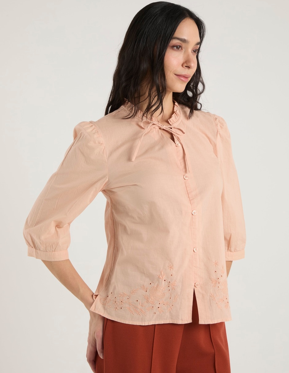 Blusa manga 3/4 para mujer Blusa manga 3/4 para mujer